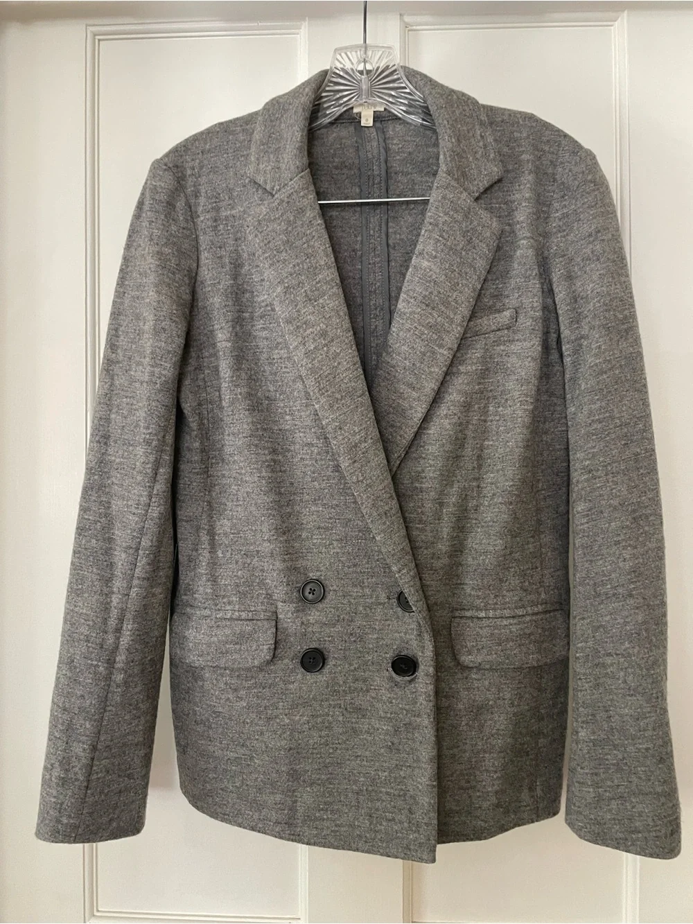 J. Crew Heather Gray Knit Jacket size 0